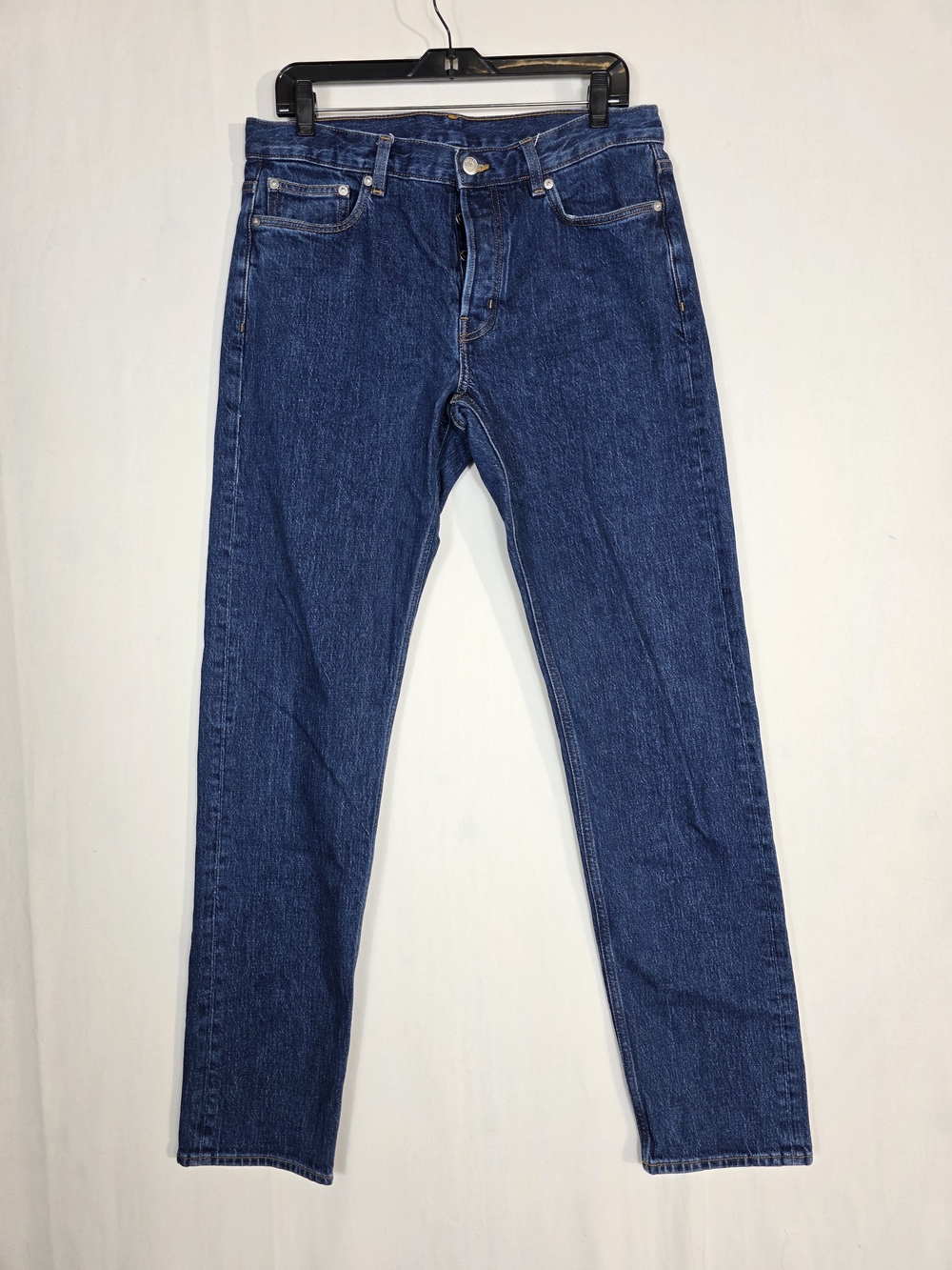 Arket Men's Straight Dark Blue Jeans